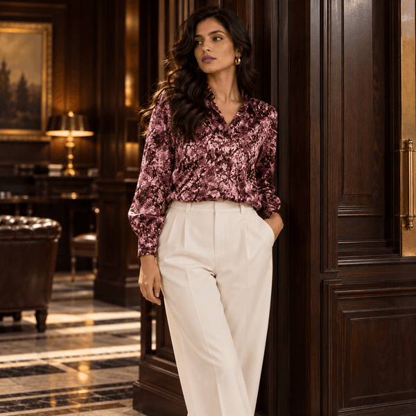 Satin Shirt-Snake Print